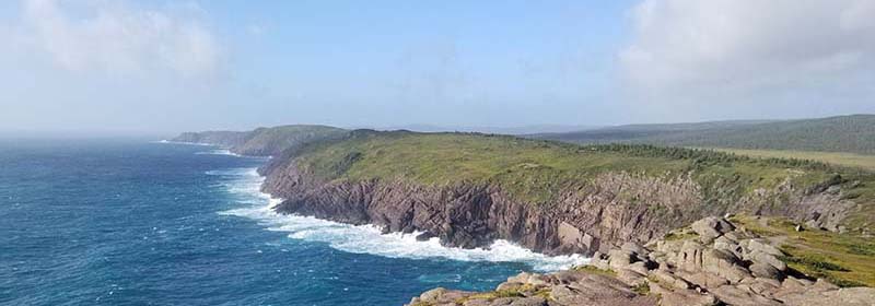 Randonnee sur la East Coast Trail avec Celine-Desautels