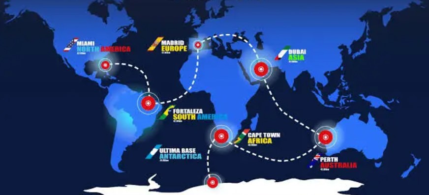 World Marathon Challenge MAP1