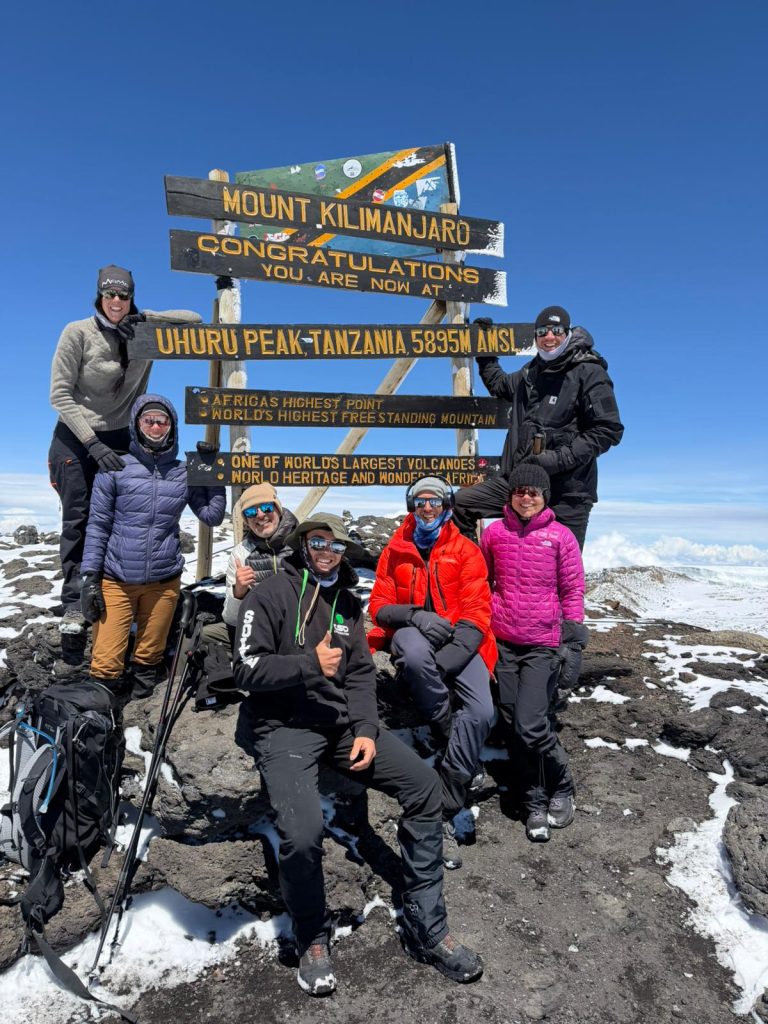 Le Kilimandjaro avec AUdrey Davignon