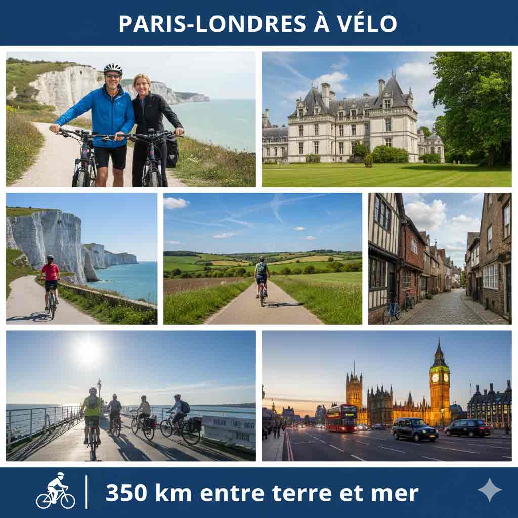 Paris Londres à velo