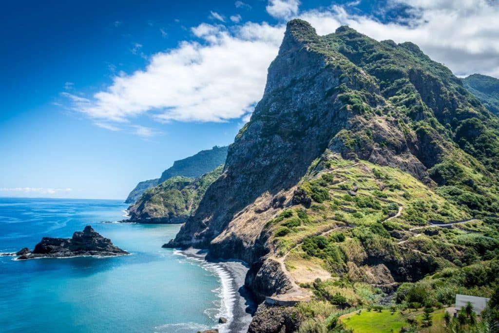 Côte nord de l'île de Madère